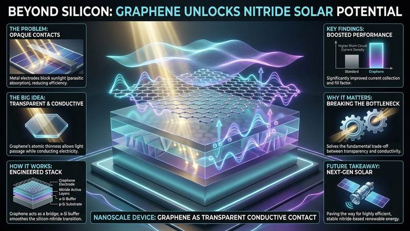 591. Beyond Silicon: Using Graphene to Unlock the Full Potential of Nitride Solar Cells