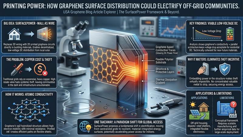 528. Printing Power: How Graphene Surface Distribution Could Electrify Off-Grid Communities