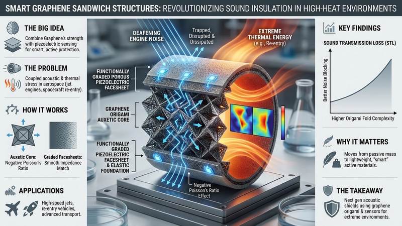 560. Smart Graphene Sandwich Structures: Revolutionizing Sound Insulation in High-Heat Environments