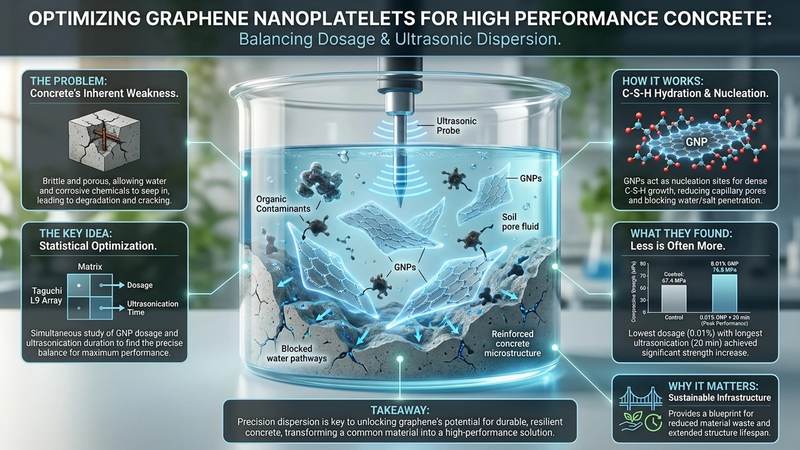 542. Optimizing Graphene Nanoplatelets for High Performance Concrete