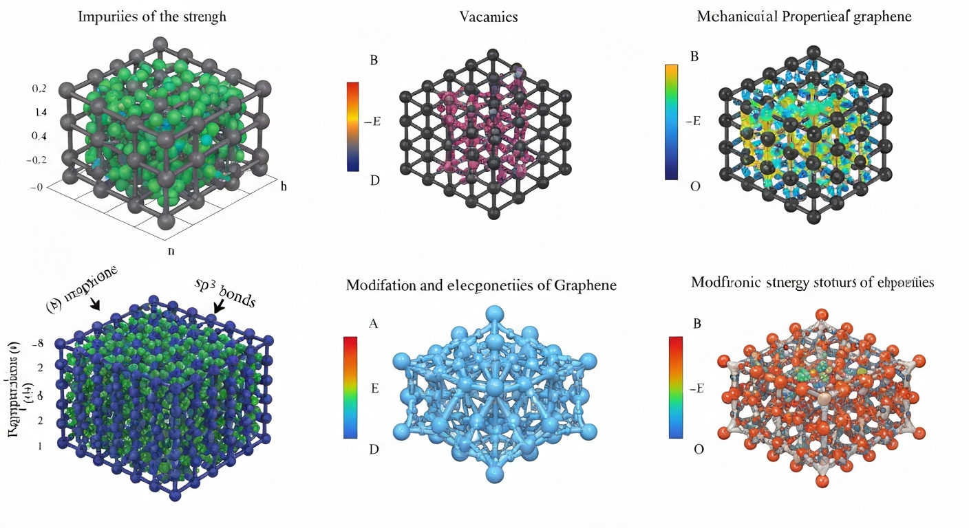 305. Effects of Vacancies, Nitrogen Atoms, and sp3 Bonds on Graphene Mechanical Properties