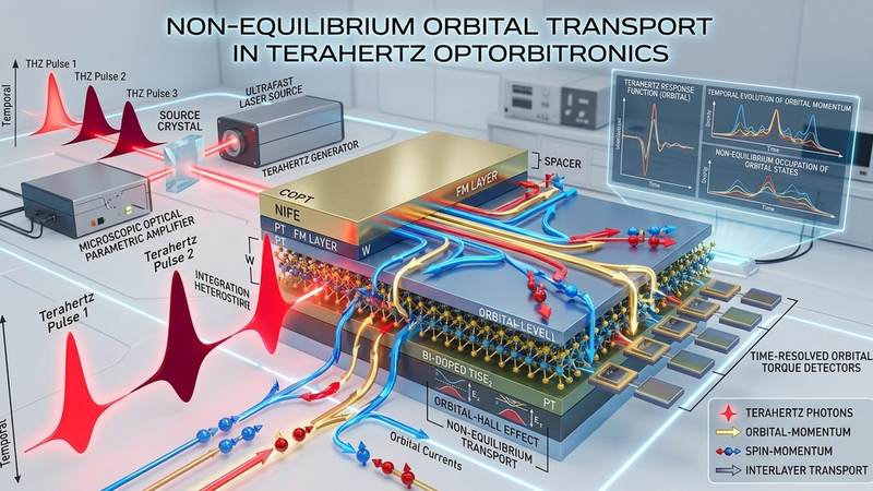 396. Non-Equilibrium Orbital Transport in Terahertz Optorbitronics