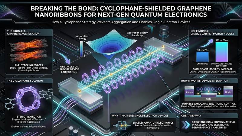523. Breaking the Bond: How Cyclophane-Shielded Graphene Nanoribbons Enable Next-Gen Quantum Electronics
