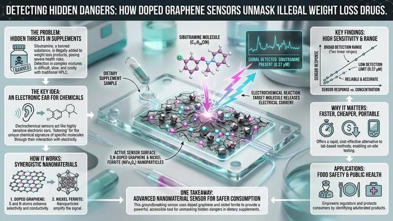 583. Detecting Hidden Dangers: How Doped Graphene Sensors Unmask Illegal Weight Loss Drugs