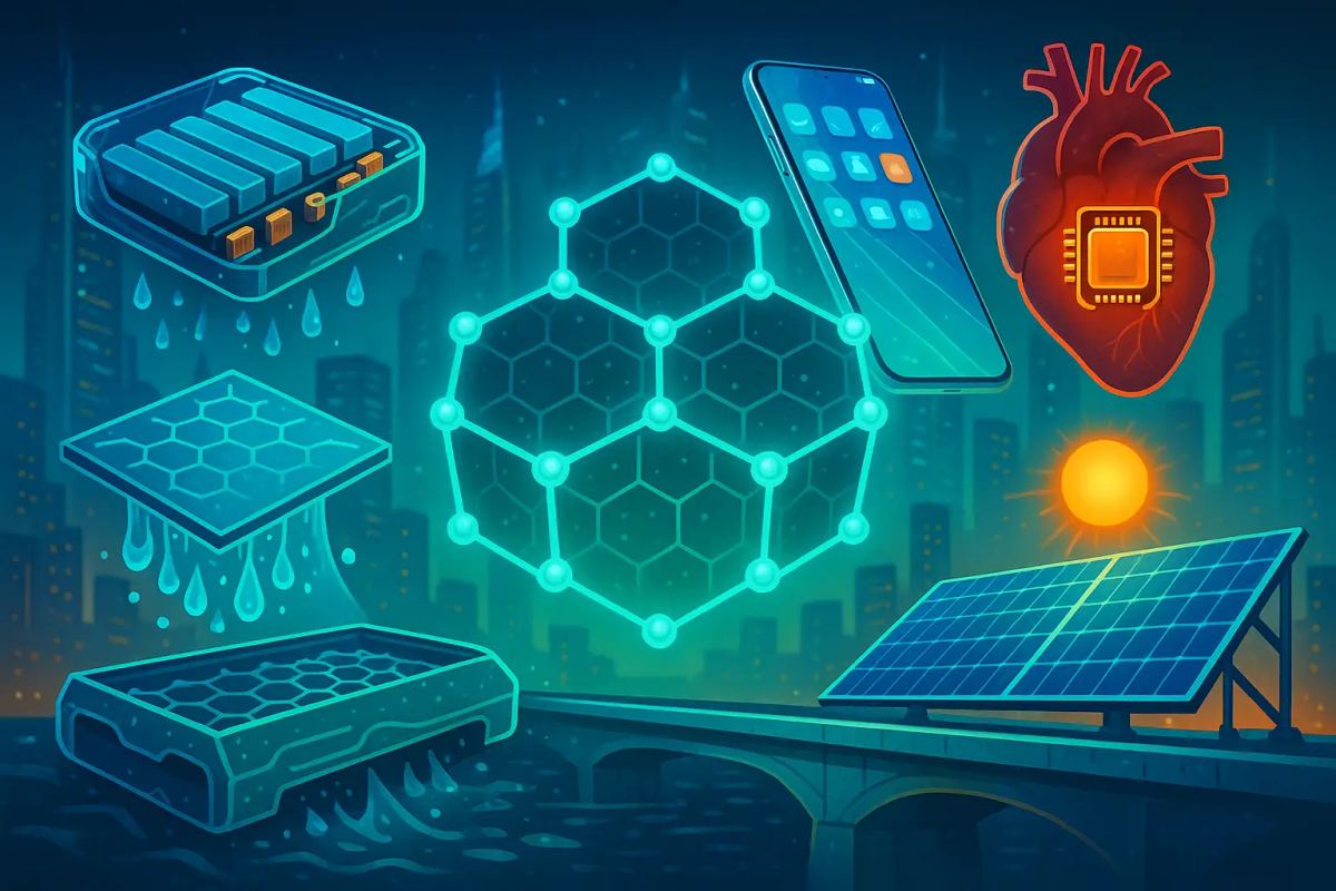 8. Graphene Applications: 120 Real-World Uses Across Energy, Electronics, Coatings, and More