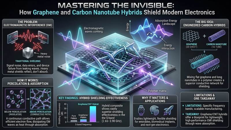 570. Mastering the Invisible: How Graphene and Carbon Nanotube Hybrids Shield Modern Electronics