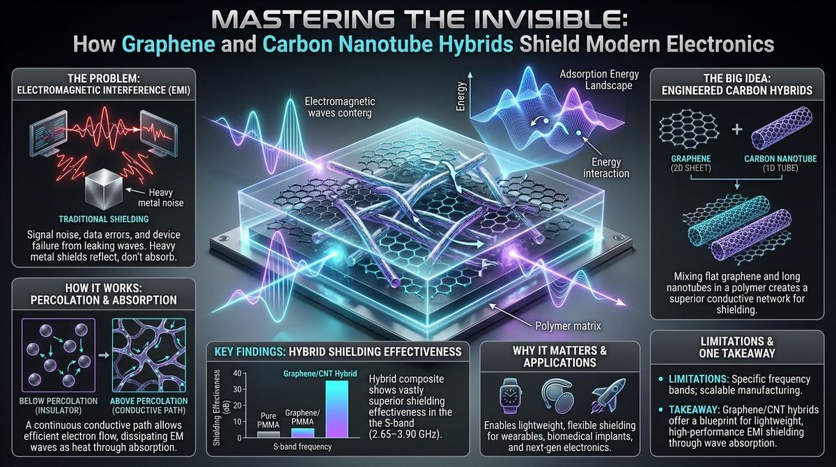 570. Mastering the Invisible: How Graphene and Carbon Nanotube Hybrids Shield Modern Electronics