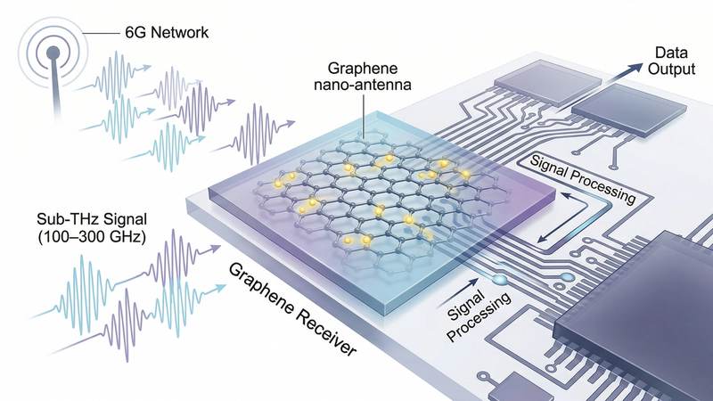 110. Graphene Receivers for 6G Wireless Could Enable Faster Sub-THz Links