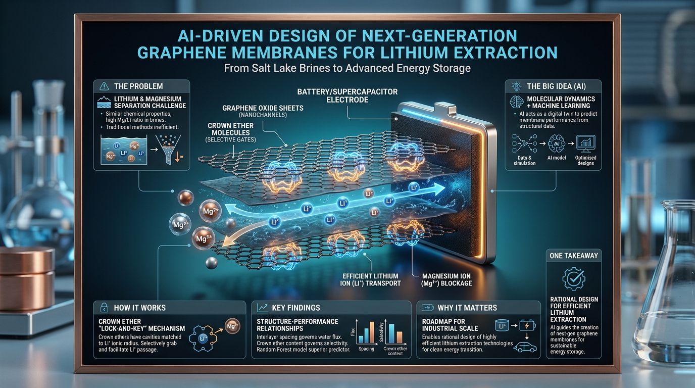 573. AI-Driven Design of Next-Generation Graphene Membranes for Lithium Extraction