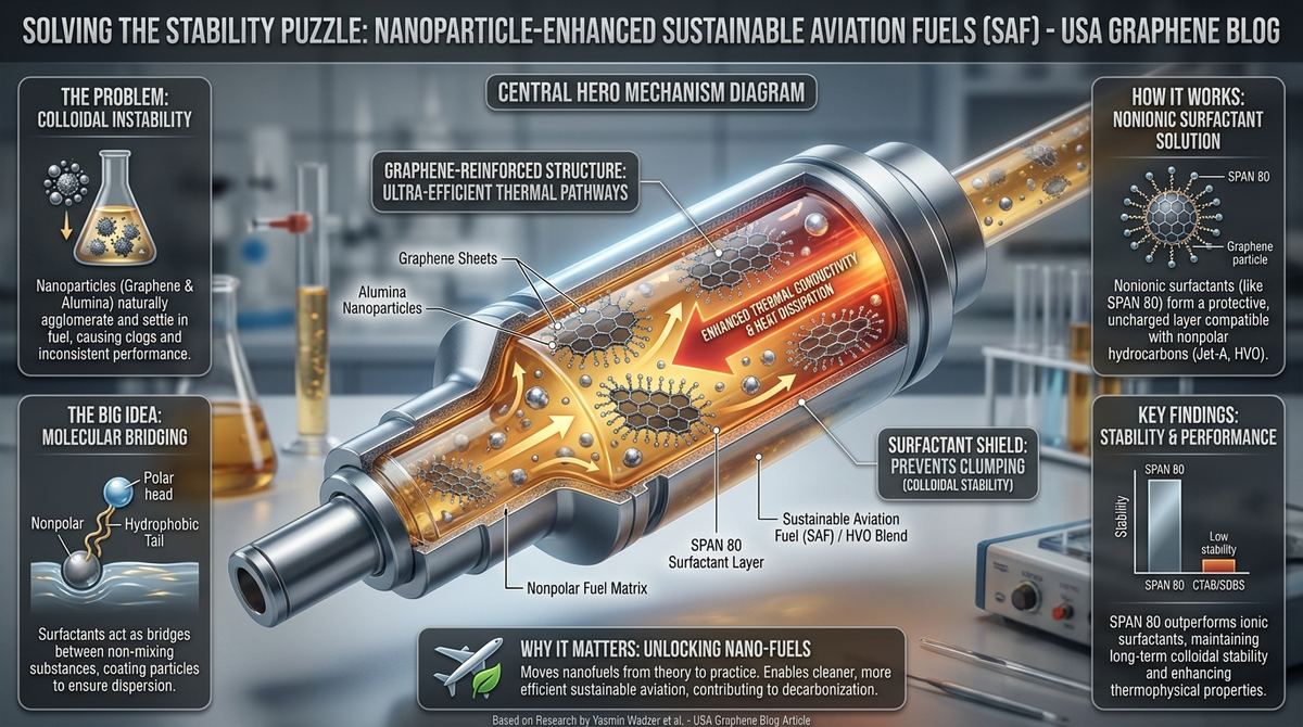 539. Solving the Stability Puzzle of Nanoparticle-Enhanced Sustainable Aviation Fuels