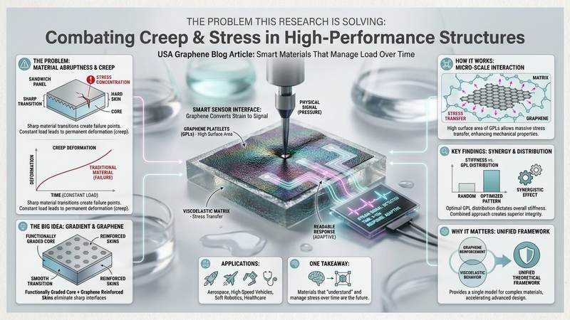 555. Graphene-Reinforced Viscoelastic Sandwich Panels for Long-Term Structural Performance