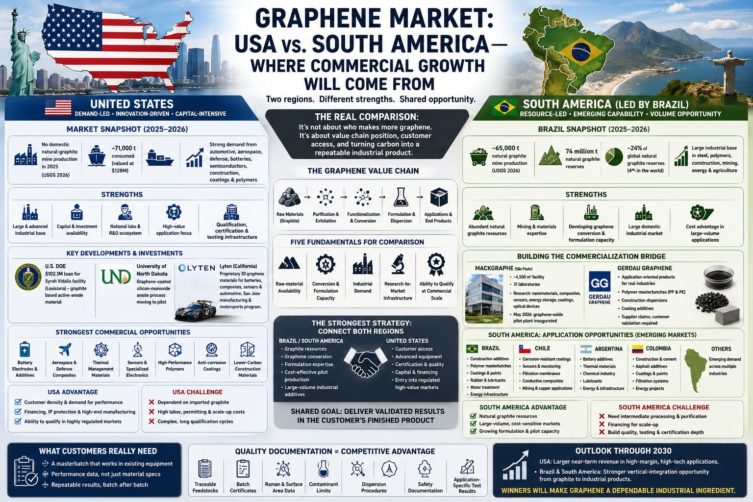 690. Graphene Market: USA vs. South America—Where Commercial Growth Will Come From