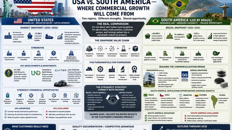 690. Graphene Market: USA vs. South America—Where Commercial Growth Will Come From