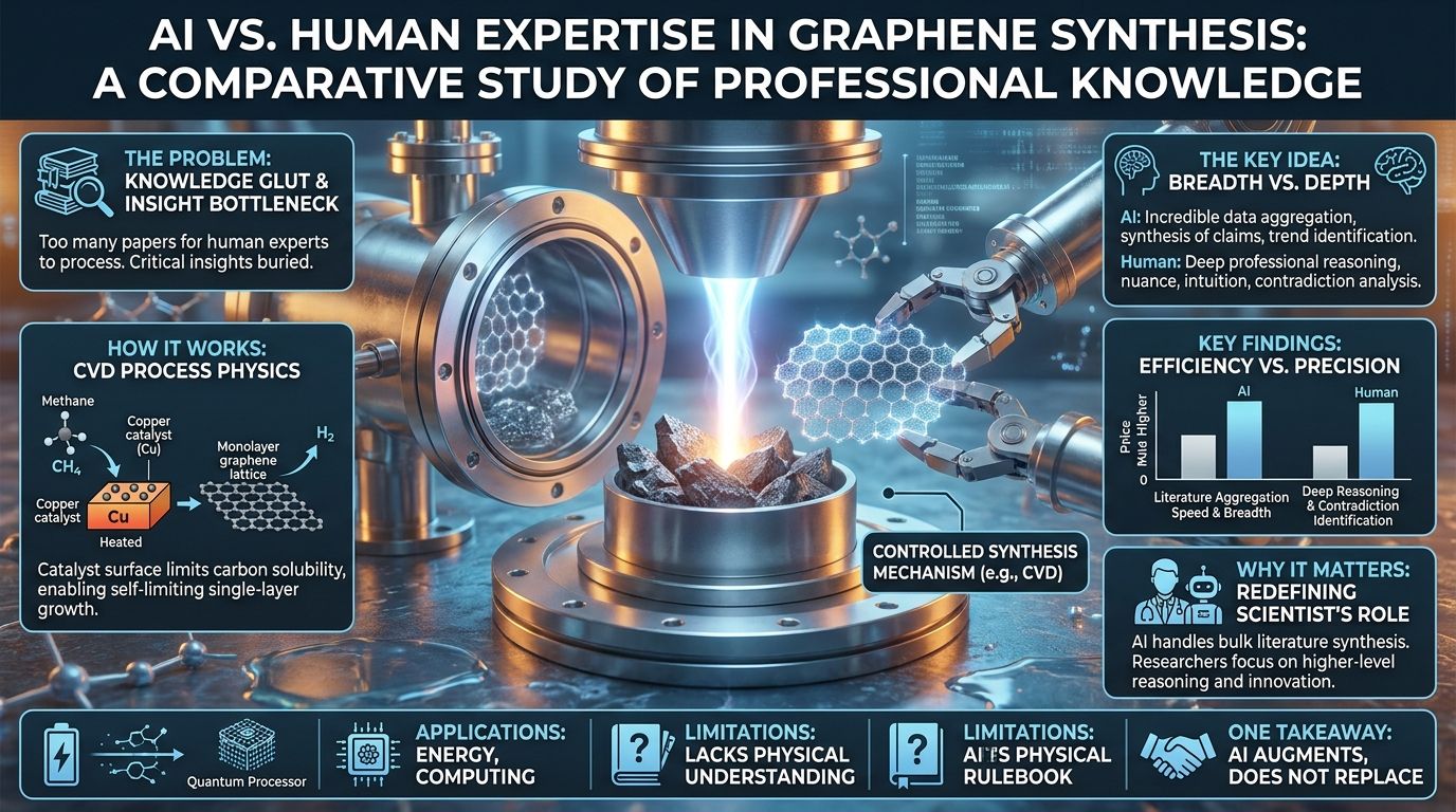 527. AI vs. Human Expertise in Graphene Synthesis: A Comparative Study of Professional Knowledge
