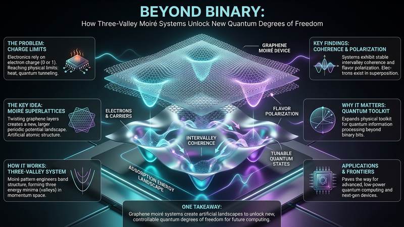 605. Beyond Binary: How Three-Valley Moiré Systems Unlock New Quantum Degrees of Freedom