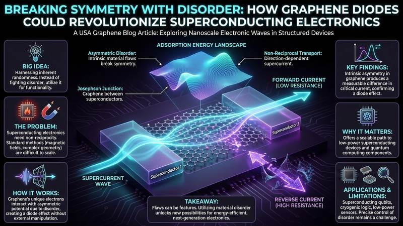 599. Breaking Symmetry with Disorder: How Graphene Diodes Could Revolutionize Superconducting Electronics
