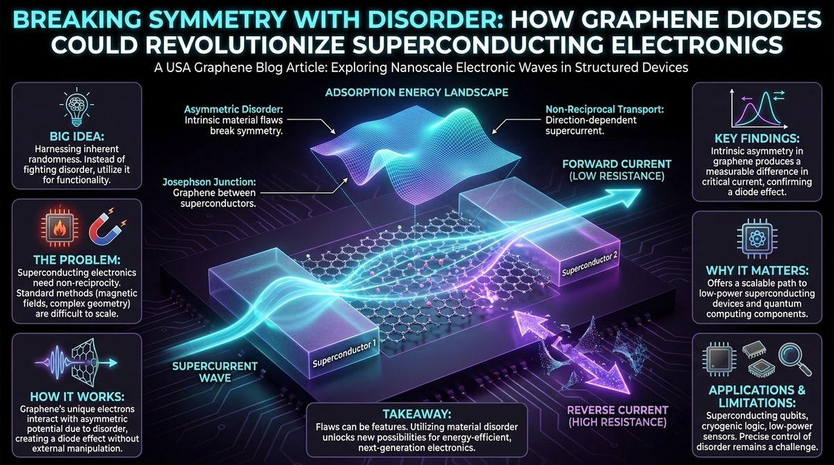 599. Breaking Symmetry with Disorder: How Graphene Diodes Could Revolutionize Superconducting Electronics