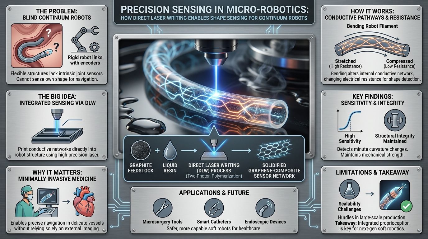 592. Precision Sensing in Micro-Robotics: How Direct Laser Writing Enables Shape Sensing for Continuum Robots