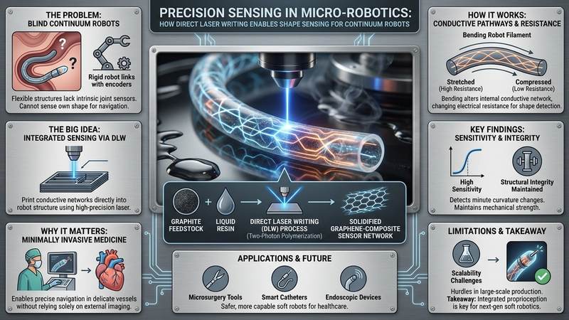 592. Precision Sensing in Micro-Robotics: How Direct Laser Writing Enables Shape Sensing for Continuum Robots