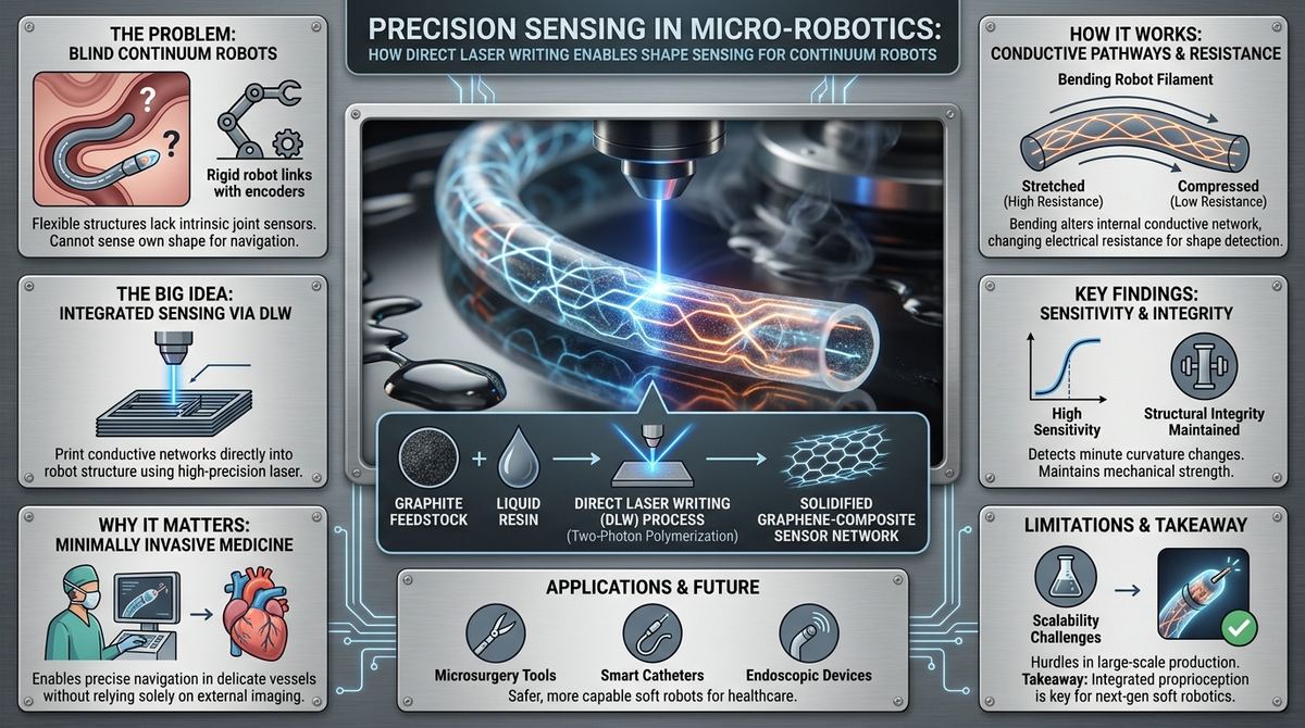 592. Precision Sensing in Micro-Robotics: How Direct Laser Writing Enables Shape Sensing for Continuum Robots