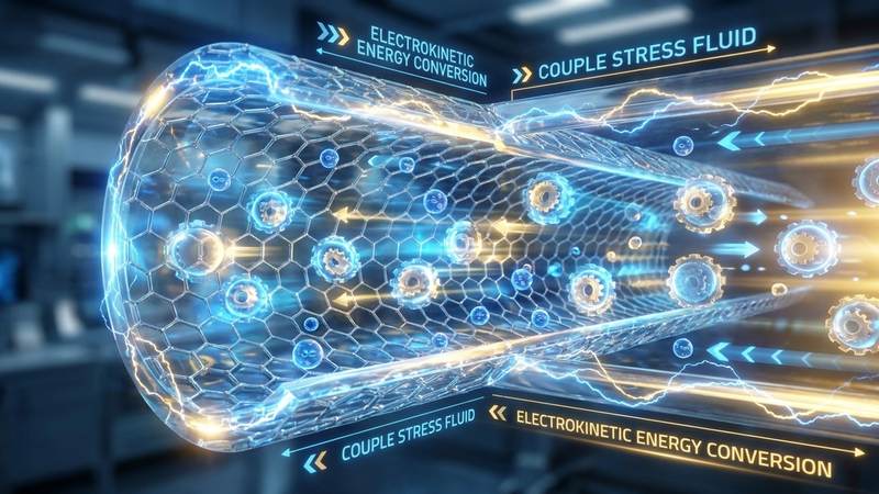 474. Electrokinetic Energy Conversion in Graphene Nanochannels: Decoding Couple Stress Fluids and Mobile Surface Charges