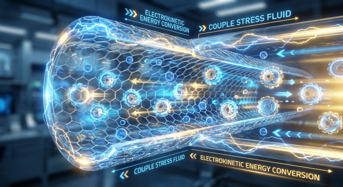 474. Electrokinetic Energy Conversion in Graphene Nanochannels: Decoding Couple Stress Fluids and Mobile Surface Charges