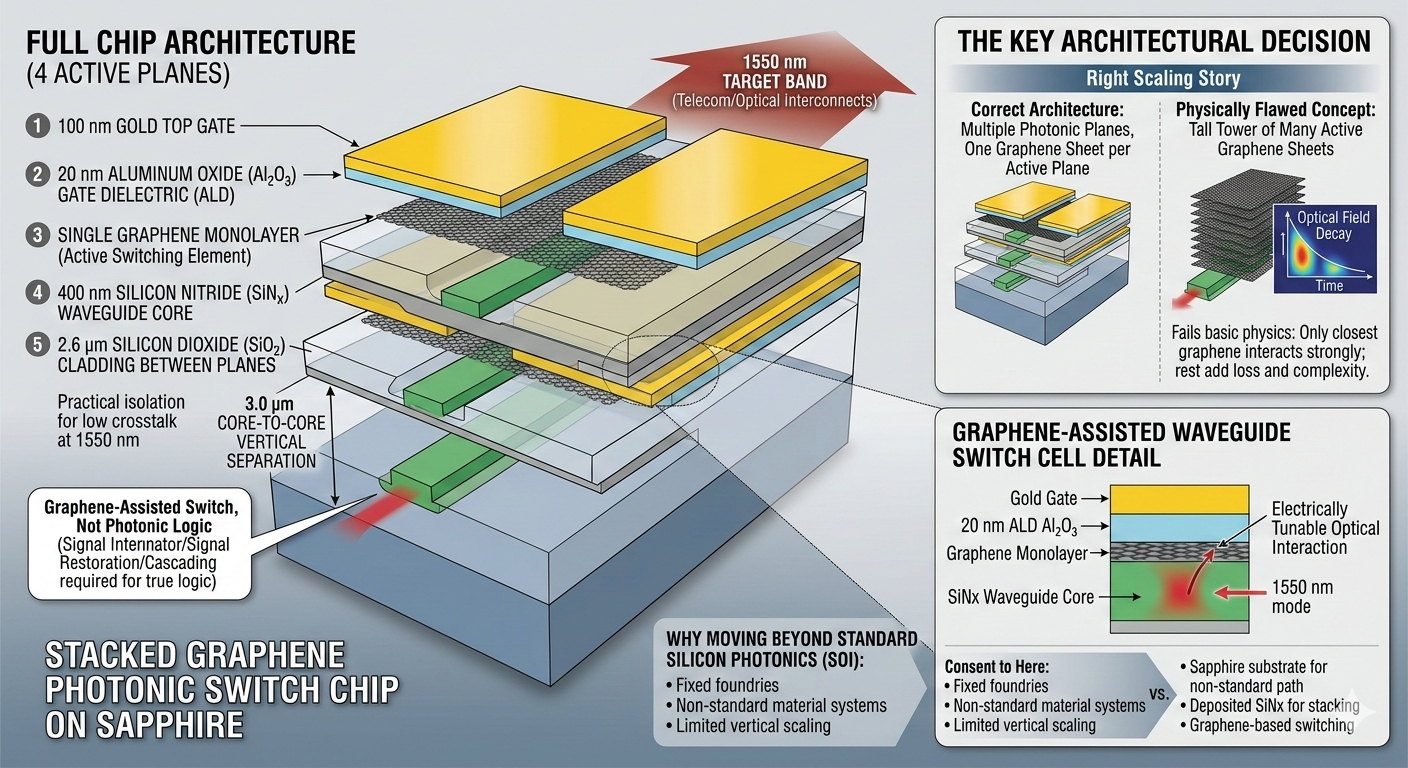 89. A New Direction in Photonics: Stacked Graphene Switching on Sapphire