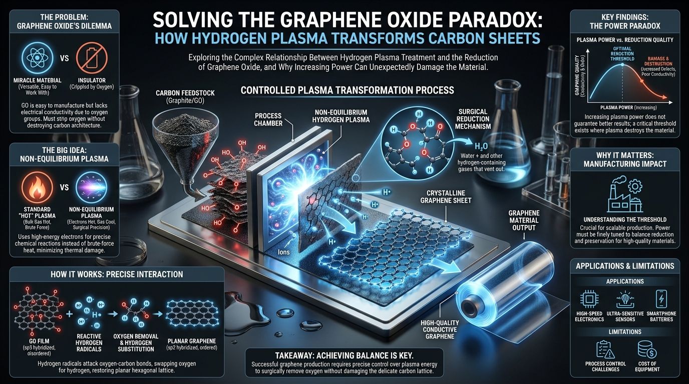 580. Solving the Graphene Oxide Paradox: How Hydrogen Plasma Transforms Carbon Sheets