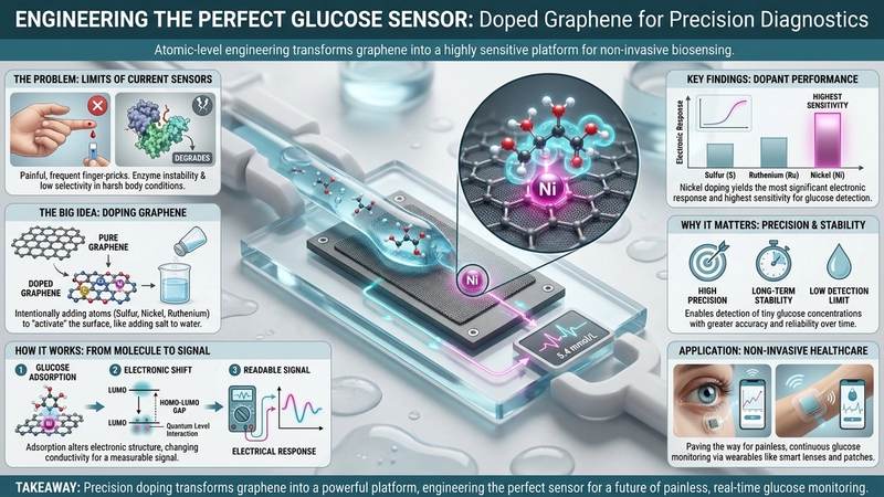 551. Engineering the Perfect Glucose Sensor: The Role of Doped Graphene in Precision Diagnostics