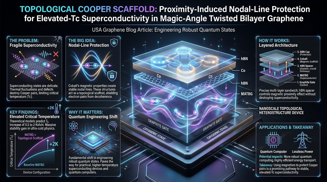 576. Topological Cooper Scaffold: Proximity-Induced Nodal-Line Protection as a Pathway Toward Elevated-Tc Superconductivity in Magic-Angle Twisted Bilayer Graphene