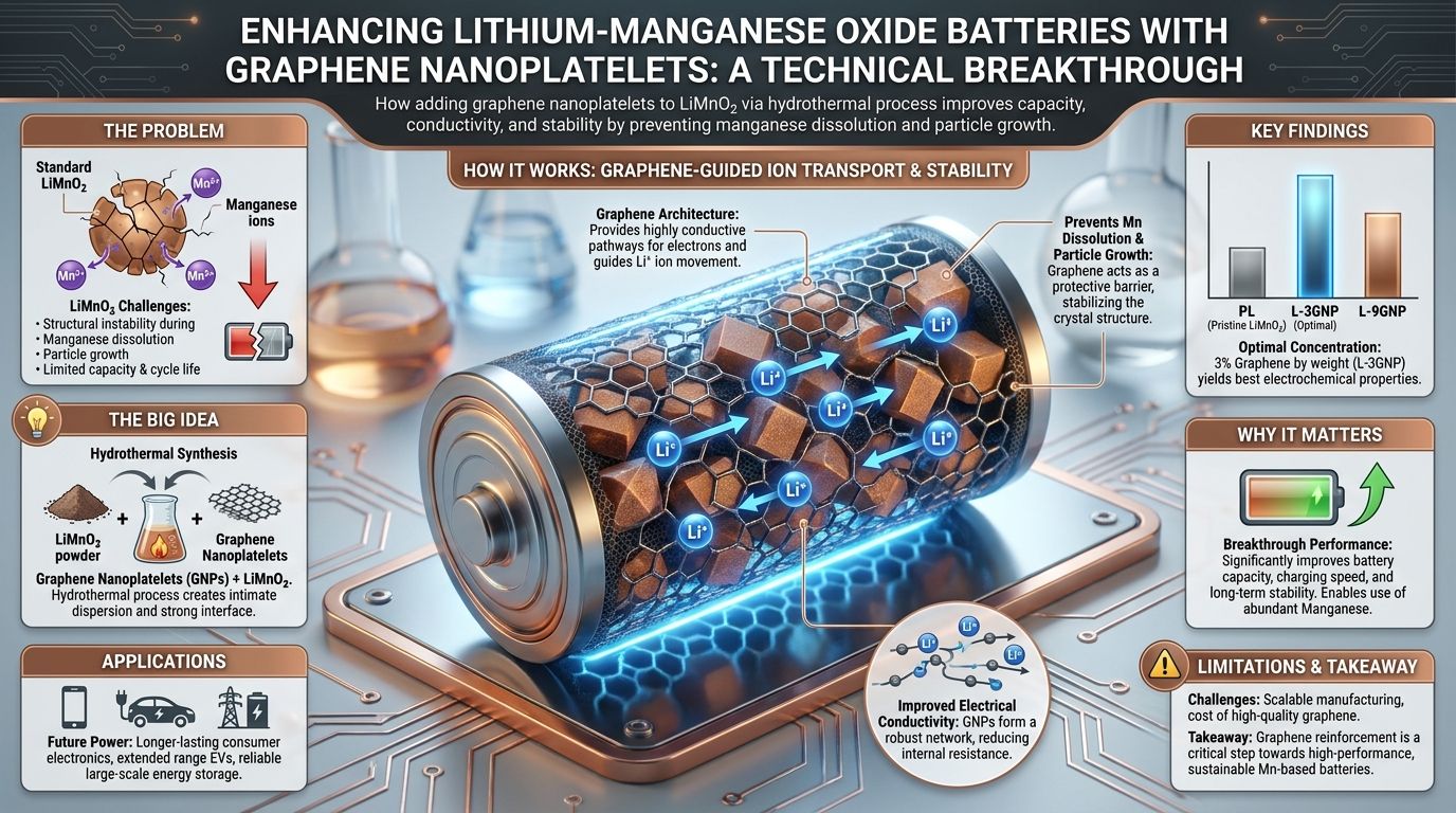 588. Enhancing Lithium-Manganese Oxide Batteries with Graphene Nanoplatelets: A Technical Breakthrough