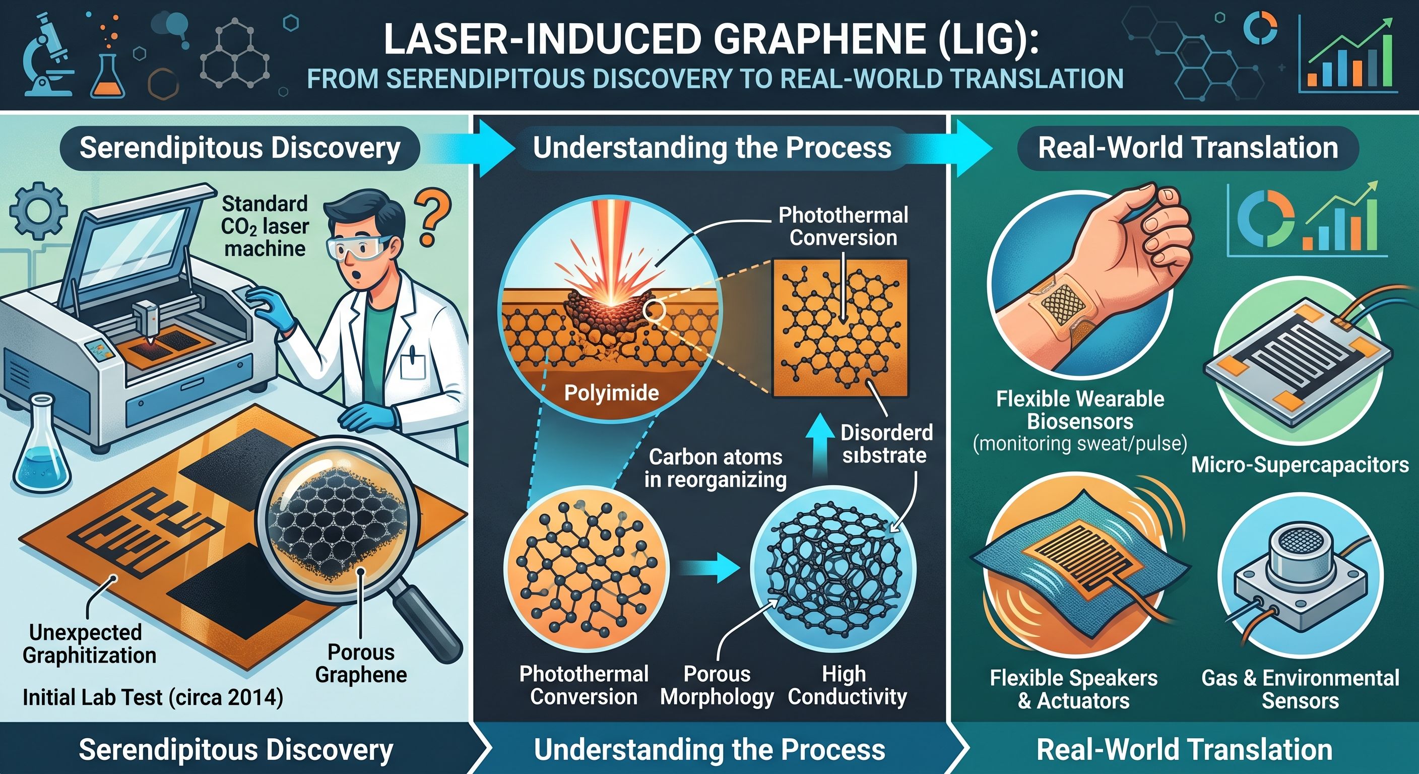 168. Laser-Induced Graphene: From Serendipitous Discovery to Real-World Translation