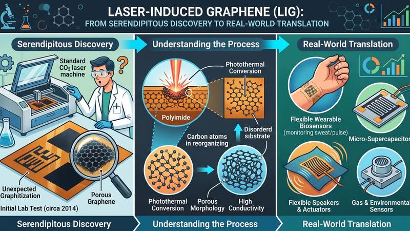 168. Laser-Induced Graphene: From Serendipitous Discovery to Real-World Translation