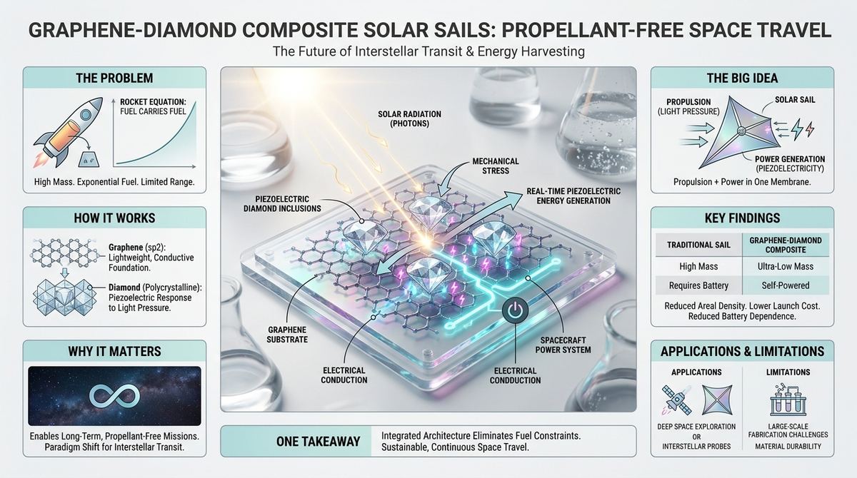 541. Graphene-Diamond Composite Solar Sails: The Future of Propellant-Free Space Travel
