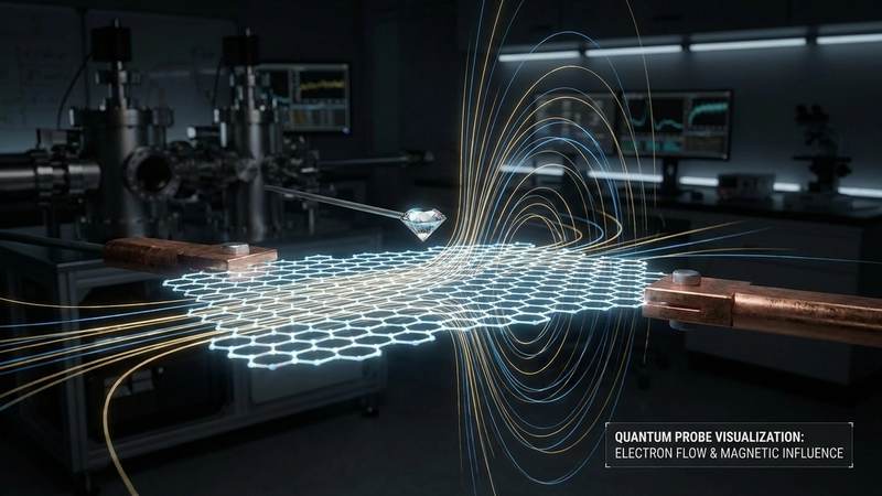 505. Visualizing the Invisible: Quantum Imaging of Electron Flow in Graphene