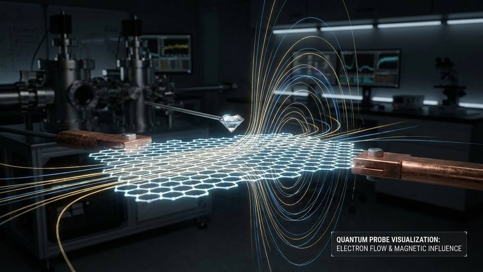 505. Visualizing the Invisible: Quantum Imaging of Electron Flow in Graphene