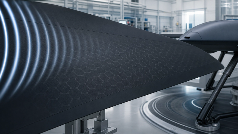 Graphene Radar Absorbing Materials for Aircraft and Drones