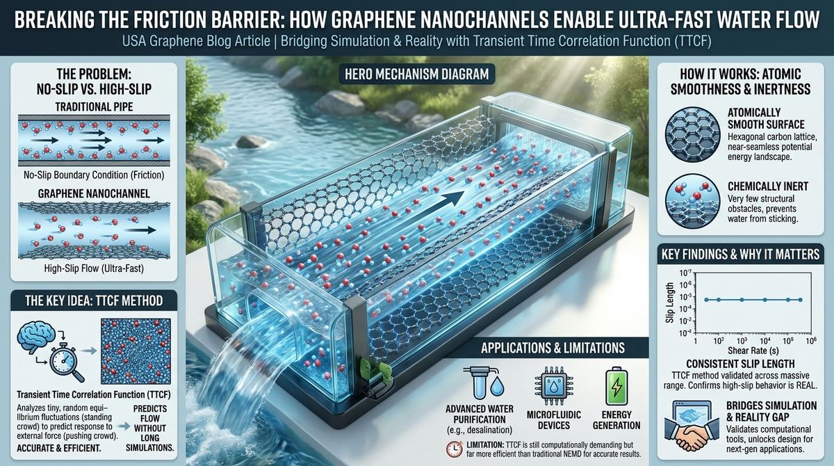548. Breaking the Friction Barrier: How Graphene Nanochannels Enable Ultra-Fast Water Flow