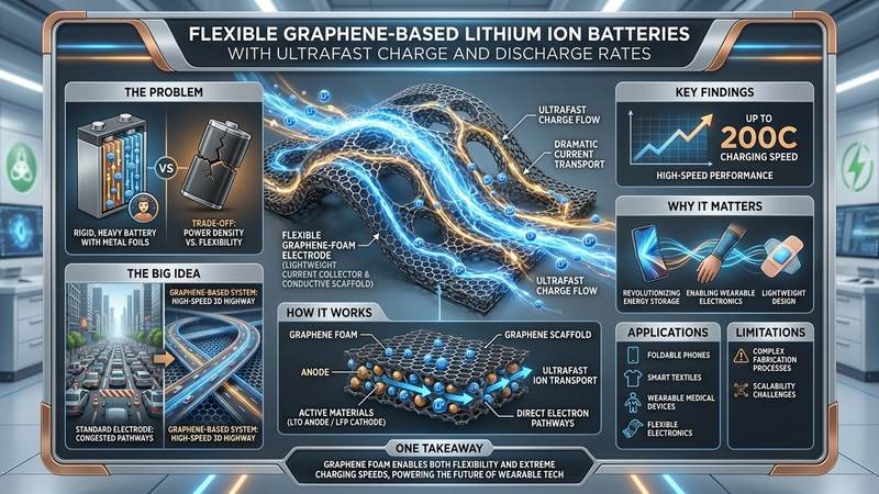 538. Flexible Graphene-Based Lithium Ion Batteries with Ultrafast Charge and Discharge Rates