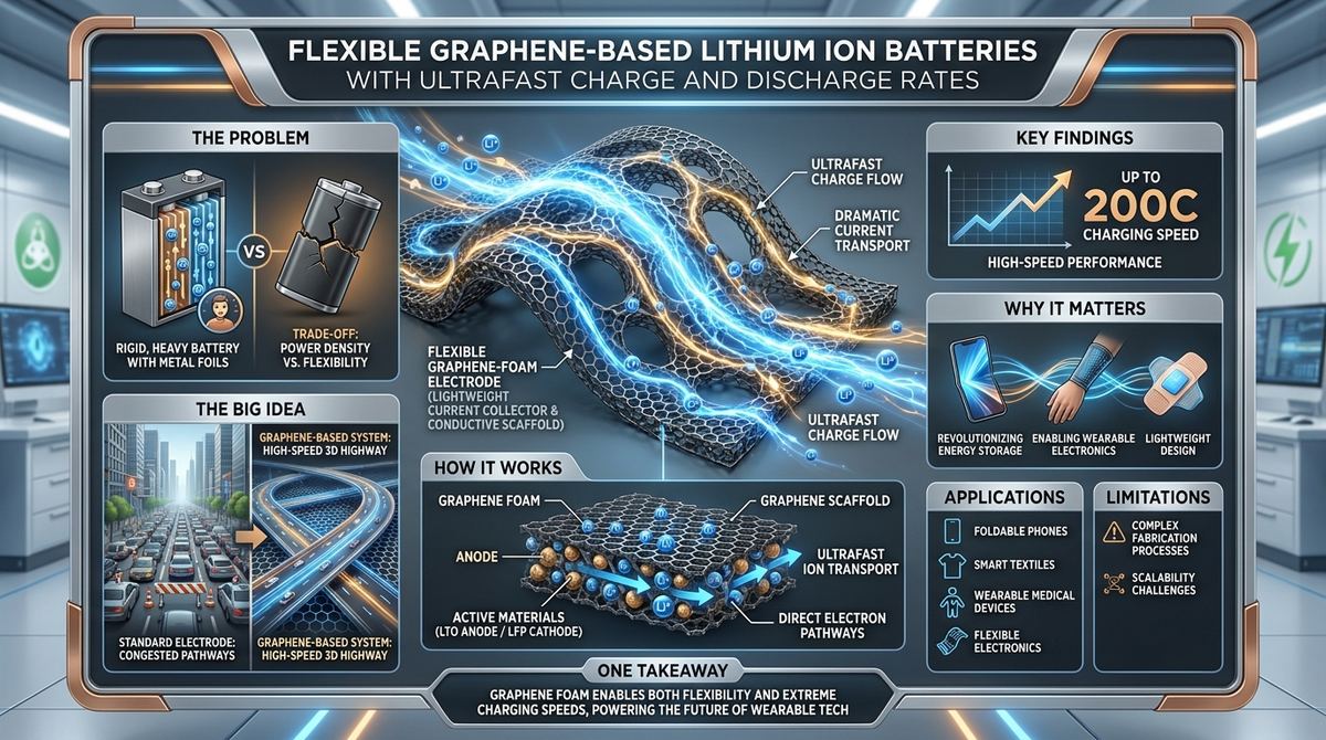 538. Flexible Graphene-Based Lithium Ion Batteries with Ultrafast Charge and Discharge Rates