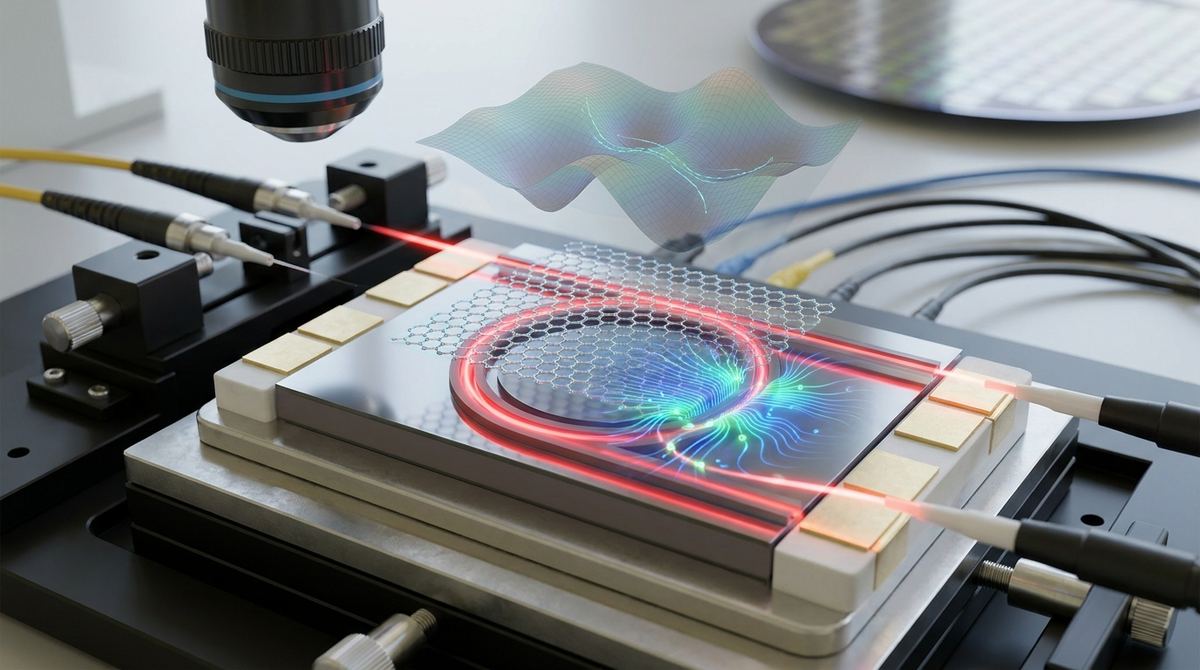 852. Graphene-Silicon Modulator Unlocks High-Efficiency Optical Switching at Key