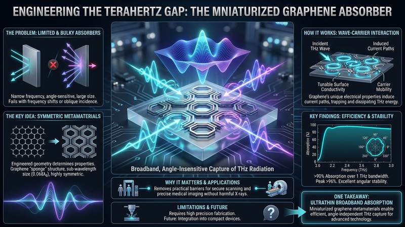 546. Engineering the Terahertz Gap: The Miniaturized Graphene Absorber