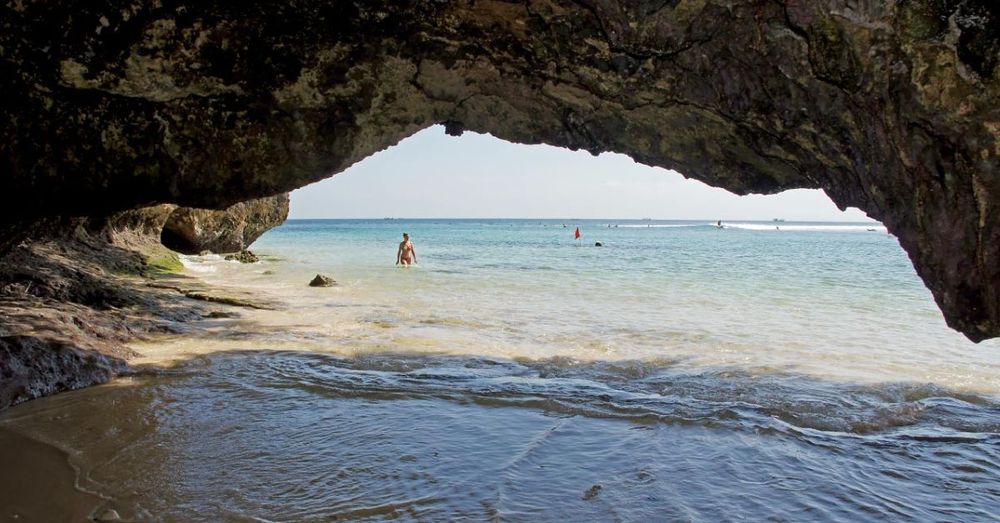cave-entrance-padang-padang-beach