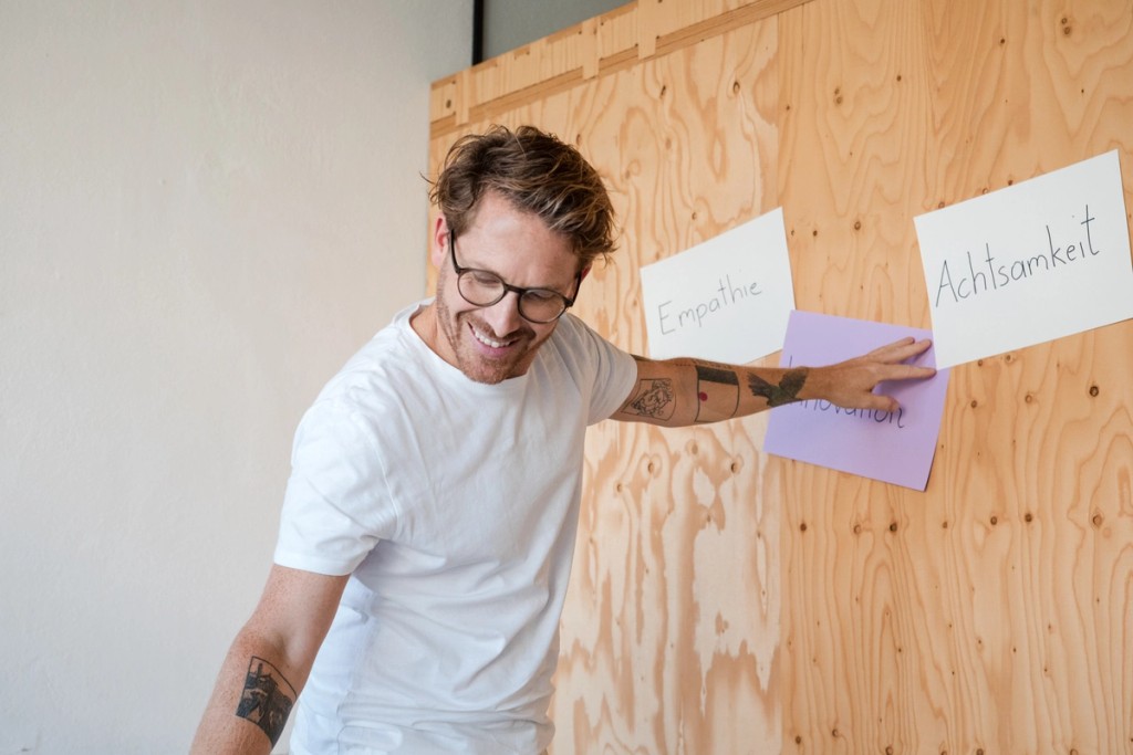 Christian Schütz bei einem Workshop