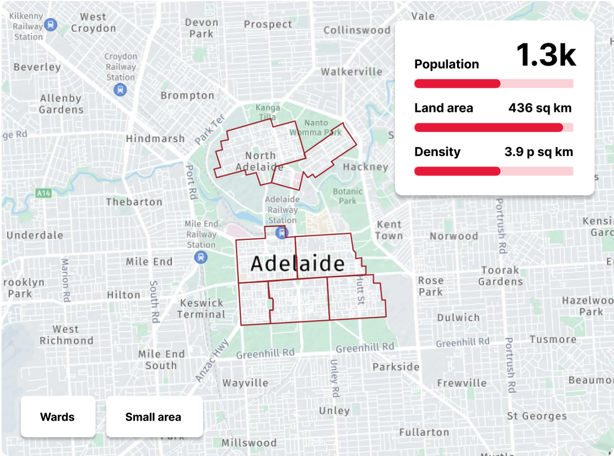 Understand local differences down to suburb level