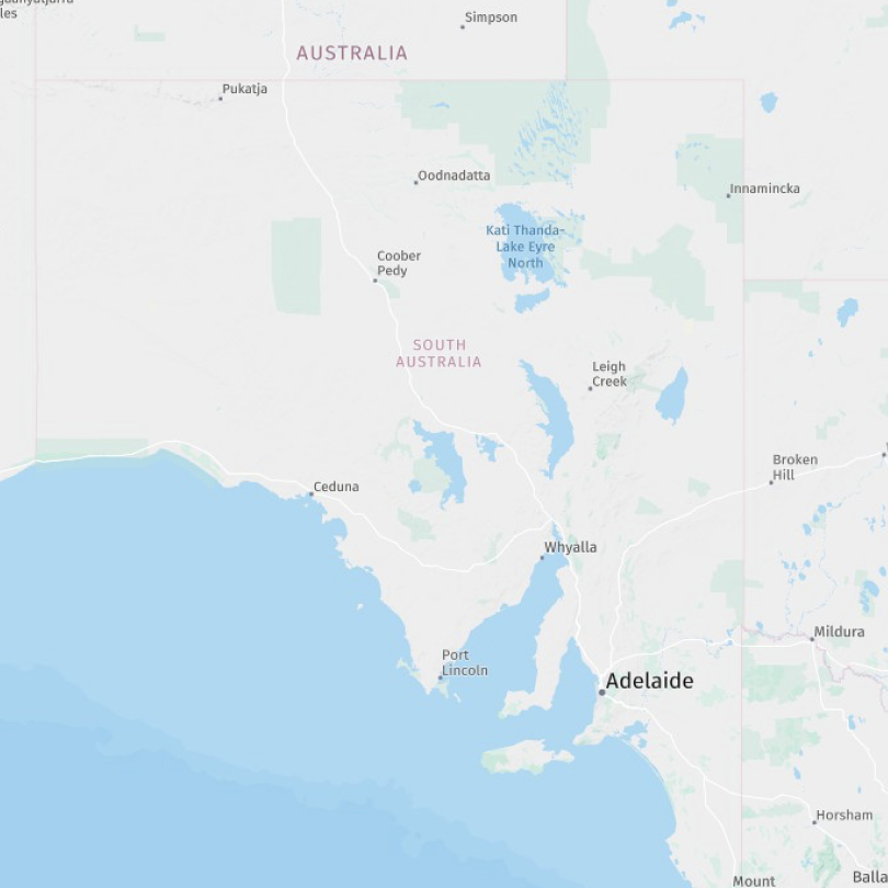 South Australia - Outback,  SA4 Region South Australia