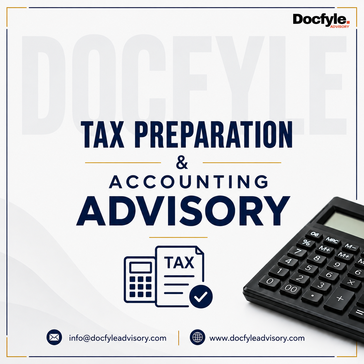 Tax Preparation & Accounting Advisory: Building a Stronger Financial Future