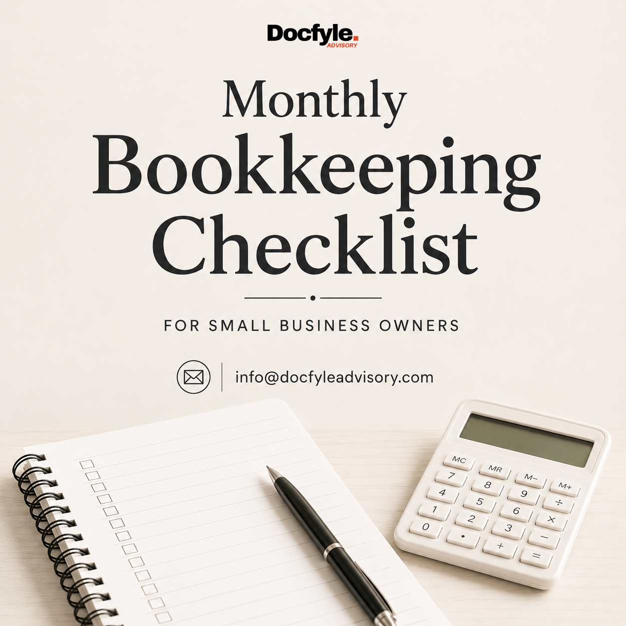 Monthly Bookkeeping Checklist for Small Business Owners