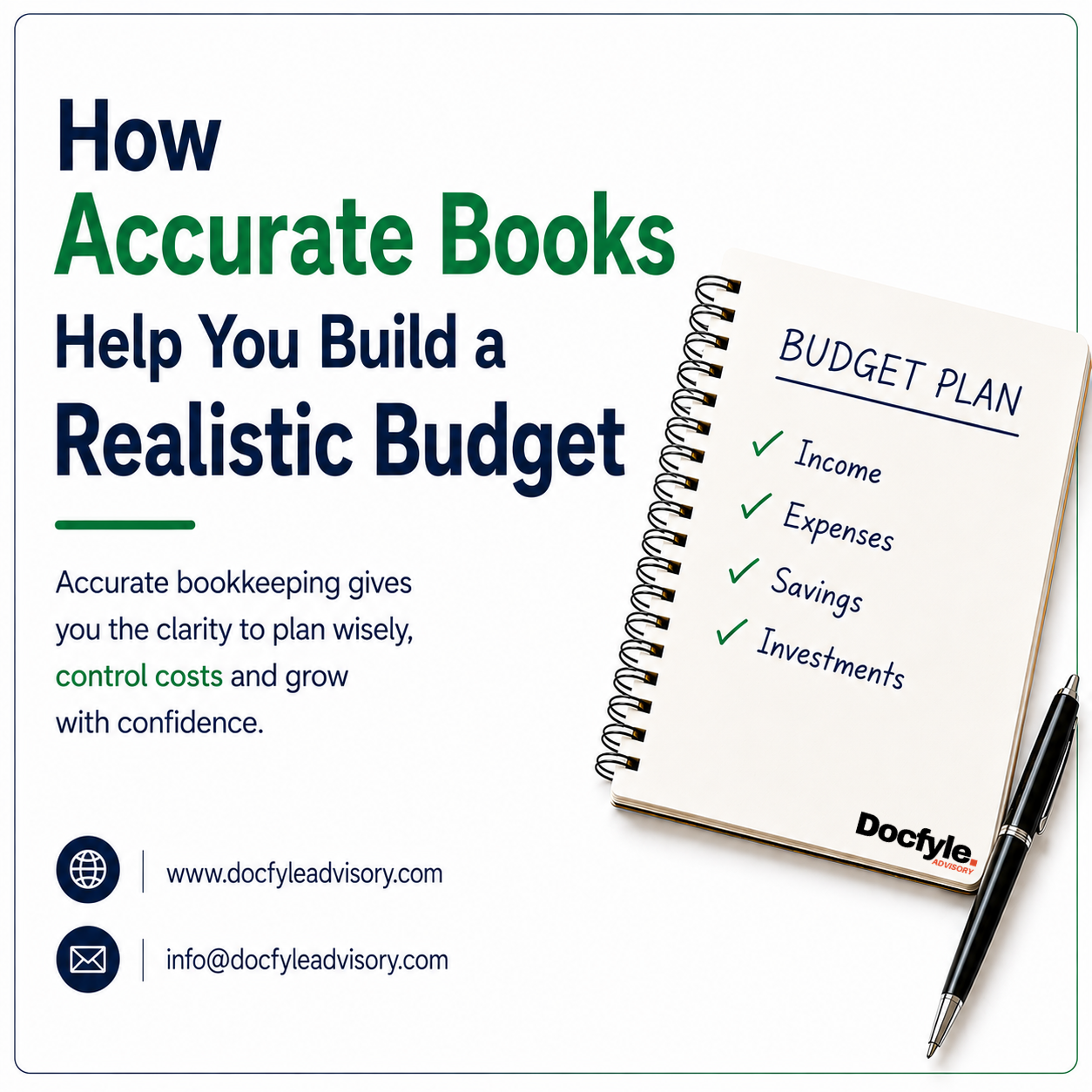 How Accurate Books Help You Build a Realistic Business Budget