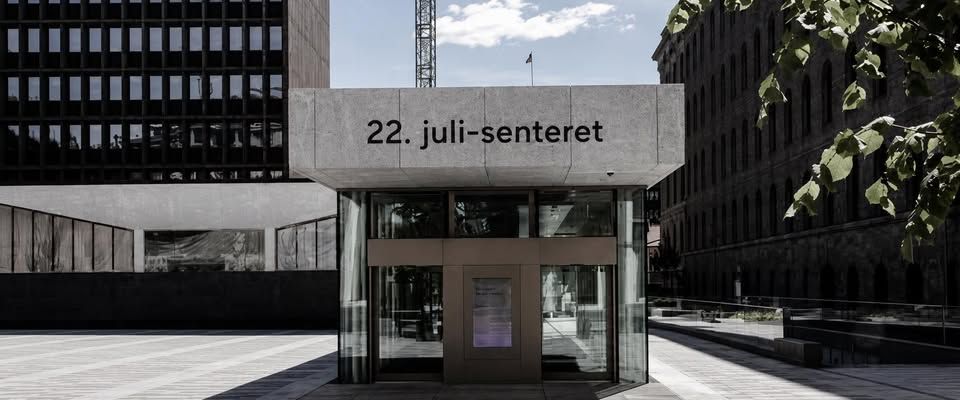 Kart over hvor 22. juli-senteret ligger
